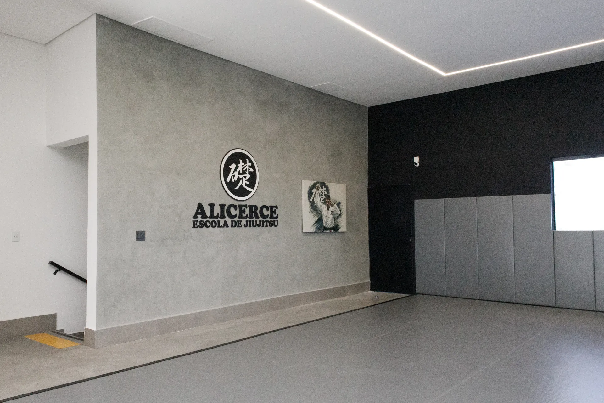 Treino na nova sede da Alicerce